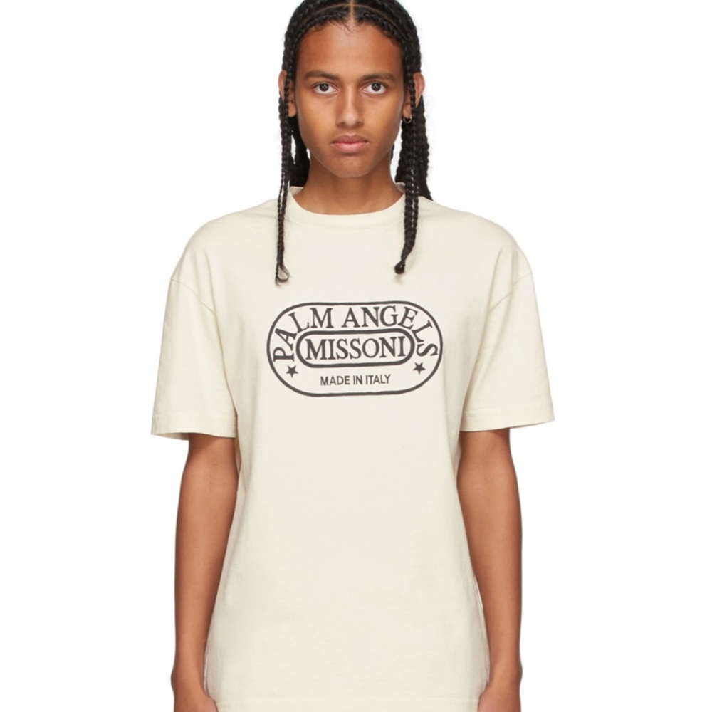Palm Angels X MISSONI Heavyweight t-shirt Sz Small